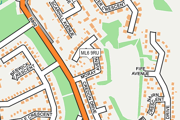 ML6 9RU map - OS OpenMap – Local (Ordnance Survey)