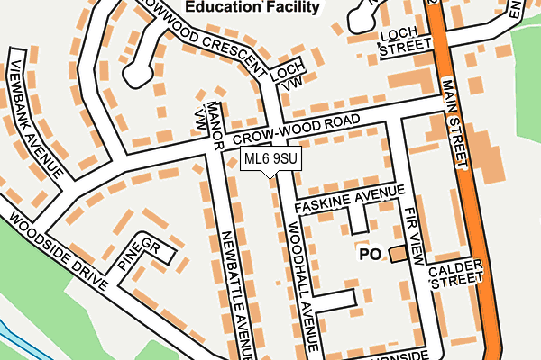 ML6 9SU map - OS OpenMap – Local (Ordnance Survey) ML6 9SU map - OS OpenMap – Local (Ordnance Survey)