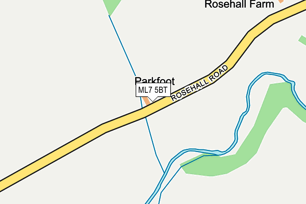 ML7 5BT map - OS OpenMap – Local (Ordnance Survey) ML7 5BT map - OS OpenMap – Local (Ordnance Survey)