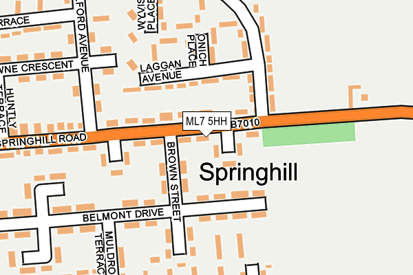 ML7 5HH map - OS OpenMap – Local (Ordnance Survey) ML7 5HH map - OS OpenMap – Local (Ordnance Survey)