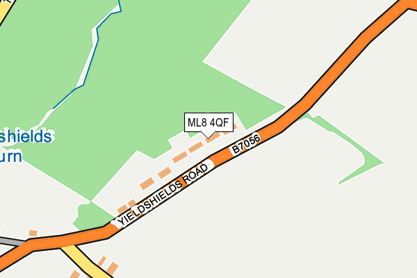 ML8 4QF map - OS OpenMap – Local (Ordnance Survey) ML8 4QF map - OS OpenMap – Local (Ordnance Survey)