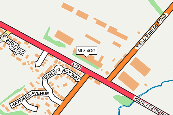 ML8 4QG map - OS OpenMap – Local (Ordnance Survey) ML8 4QG map - OS OpenMap – Local (Ordnance Survey)