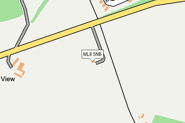 ML8 5NB map - OS OpenMap – Local (Ordnance Survey) ML8 5NB map - OS OpenMap – Local (Ordnance Survey)