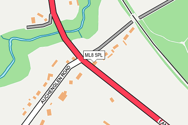 ML8 5PL map - OS OpenMap – Local (Ordnance Survey)