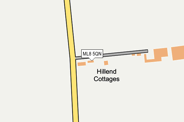 ML8 5QN map - OS OpenMap – Local (Ordnance Survey)