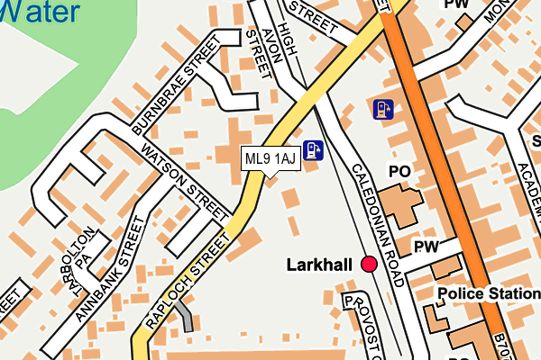 ML9 1AJ map - OS OpenMap – Local (Ordnance Survey) ML9 1AJ map - OS OpenMap – Local (Ordnance Survey)