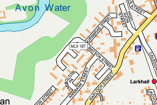 ML9 1BT map - OS OpenMap – Local (Ordnance Survey) ML9 1BT map - OS OpenMap – Local (Ordnance Survey)