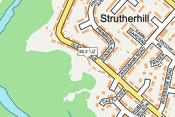 ML9 1JZ map - OS OpenMap – Local (Ordnance Survey) ML9 1JZ map - OS OpenMap – Local (Ordnance Survey)
