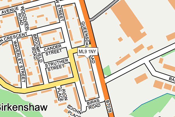 ML9 1NY map - OS OpenMap – Local (Ordnance Survey) ML9 1NY map - OS OpenMap – Local (Ordnance Survey)