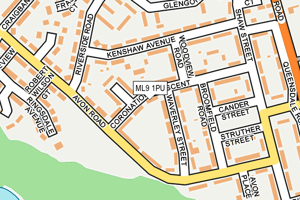 ML9 1PU map - OS OpenMap – Local (Ordnance Survey) ML9 1PU map - OS OpenMap – Local (Ordnance Survey)
