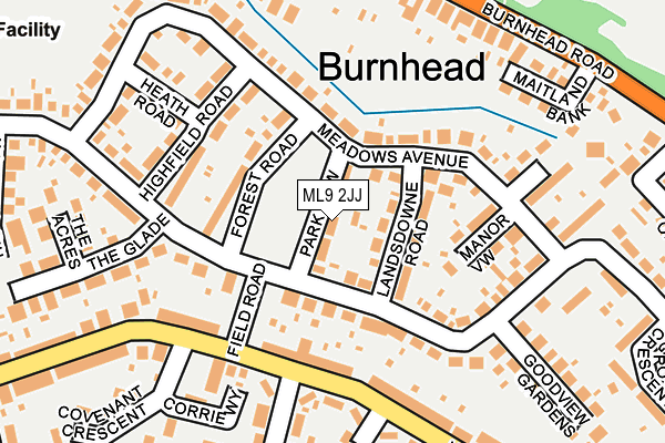 ML9 2JJ map - OS OpenMap – Local (Ordnance Survey) ML9 2JJ map - OS OpenMap – Local (Ordnance Survey)