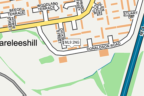 ML9 2NG map - OS OpenMap – Local (Ordnance Survey) ML9 2NG map - OS OpenMap – Local (Ordnance Survey)