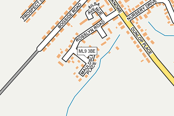 ML9 3BE map - OS OpenMap – Local (Ordnance Survey) ML9 3BE map - OS OpenMap – Local (Ordnance Survey)
