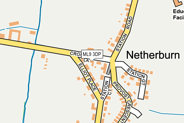 ML9 3DP map - OS OpenMap – Local (Ordnance Survey)