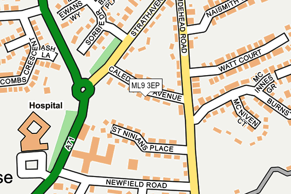 ML9 3EP map - OS OpenMap – Local (Ordnance Survey) ML9 3EP map - OS OpenMap – Local (Ordnance Survey)