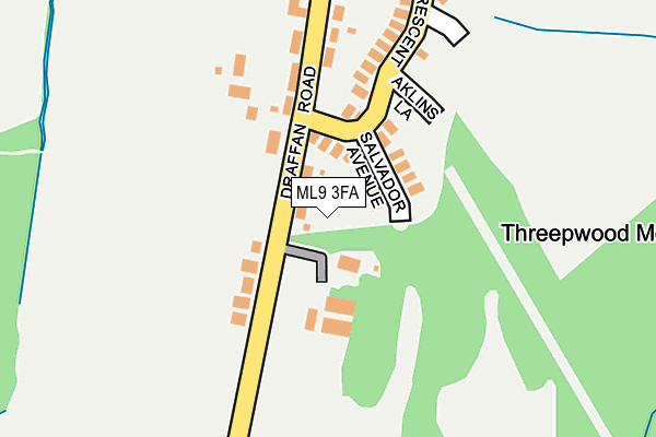 ML9 3FA map - OS OpenMap – Local (Ordnance Survey) ML9 3FA map - OS OpenMap – Local (Ordnance Survey)