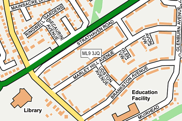 ML9 3JQ map - OS OpenMap – Local (Ordnance Survey) ML9 3JQ map - OS OpenMap – Local (Ordnance Survey)