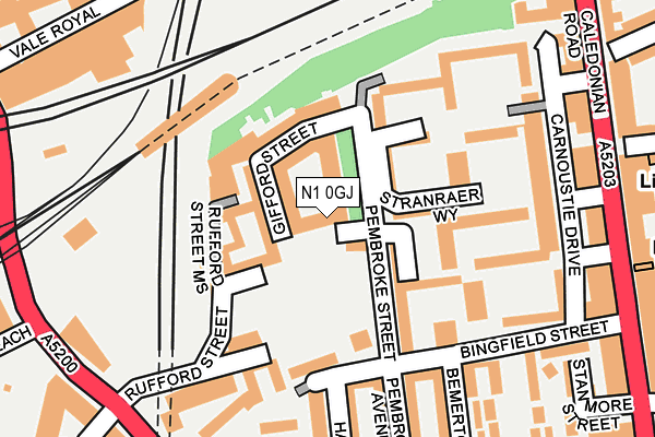 N1 0GJ map - OS OpenMap – Local (Ordnance Survey) N1 0GJ map - OS OpenMap – Local (Ordnance Survey)