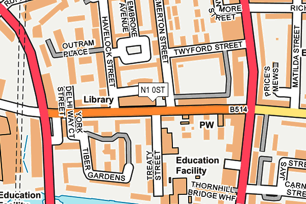 N1 0ST map - OS OpenMap – Local (Ordnance Survey) N1 0ST map - OS OpenMap – Local (Ordnance Survey)