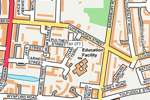 N1 0TT map - OS OpenMap – Local (Ordnance Survey) N1 0TT map - OS OpenMap – Local (Ordnance Survey)