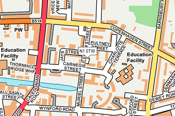 N1 0TW map - OS OpenMap – Local (Ordnance Survey) N1 0TW map - OS OpenMap – Local (Ordnance Survey)