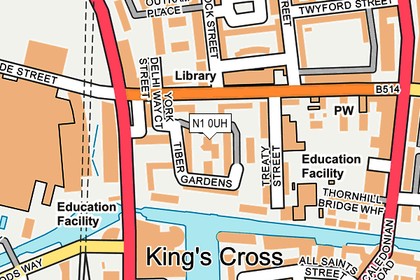 N1 0UH map - OS OpenMap – Local (Ordnance Survey)