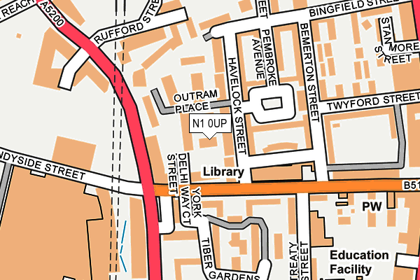 N1 0UP map - OS OpenMap – Local (Ordnance Survey) N1 0UP map - OS OpenMap – Local (Ordnance Survey)