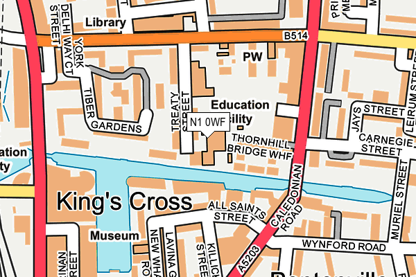 N1 0WF map - OS OpenMap – Local (Ordnance Survey) N1 0WF map - OS OpenMap – Local (Ordnance Survey)