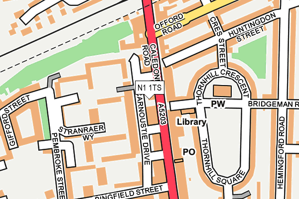 N1 1TS map - OS OpenMap – Local (Ordnance Survey) N1 1TS map - OS OpenMap – Local (Ordnance Survey)