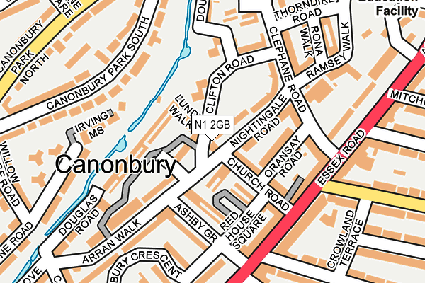 N1 2GB map - OS OpenMap – Local (Ordnance Survey) N1 2GB map - OS OpenMap – Local (Ordnance Survey)