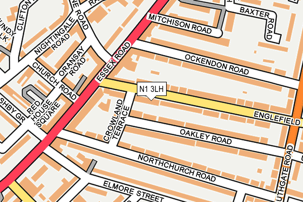 N1 3LH map - OS OpenMap – Local (Ordnance Survey) N1 3LH map - OS OpenMap – Local (Ordnance Survey)