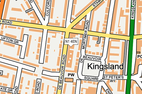 N1 4EN map - OS OpenMap – Local (Ordnance Survey) N1 4EN map - OS OpenMap – Local (Ordnance Survey)
