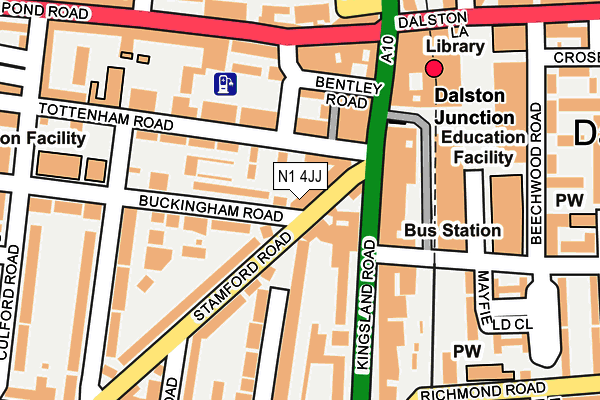 N1 4JJ map - OS OpenMap – Local (Ordnance Survey) N1 4JJ map - OS OpenMap – Local (Ordnance Survey)