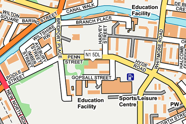 N1 5DL map - OS OpenMap – Local (Ordnance Survey) N1 5DL map - OS OpenMap – Local (Ordnance Survey)