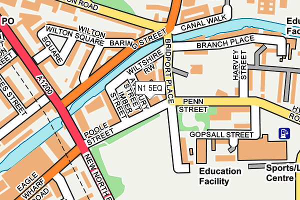 N1 5EQ map - OS OpenMap – Local (Ordnance Survey) N1 5EQ map - OS OpenMap – Local (Ordnance Survey)