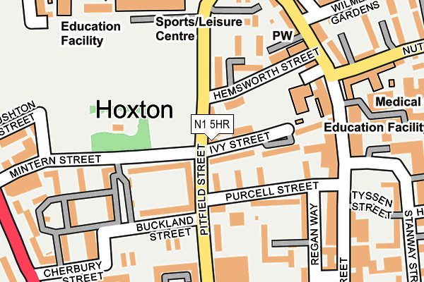 N1 5HR map - OS OpenMap – Local (Ordnance Survey) N1 5HR map - OS OpenMap – Local (Ordnance Survey)