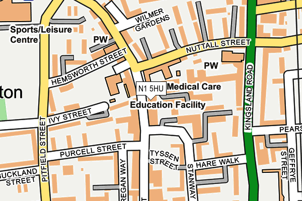 N1 5HU map - OS OpenMap – Local (Ordnance Survey) N1 5HU map - OS OpenMap – Local (Ordnance Survey)