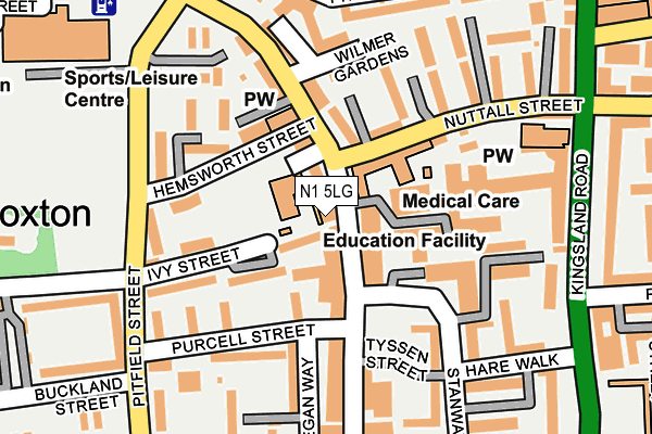 N1 5LG map - OS OpenMap – Local (Ordnance Survey) N1 5LG map - OS OpenMap – Local (Ordnance Survey)