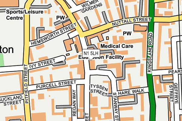 N1 5LH map - OS OpenMap – Local (Ordnance Survey) N1 5LH map - OS OpenMap – Local (Ordnance Survey)