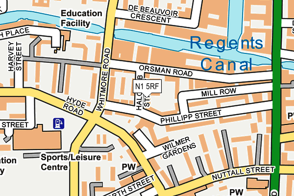 N1 5RF map - OS OpenMap – Local (Ordnance Survey) N1 5RF map - OS OpenMap – Local (Ordnance Survey)