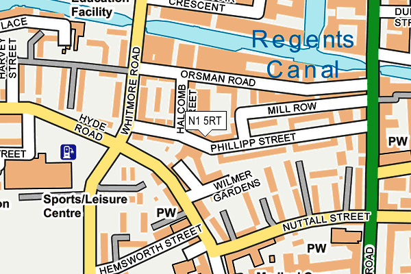 N1 5RT map - OS OpenMap – Local (Ordnance Survey) N1 5RT map - OS OpenMap – Local (Ordnance Survey)