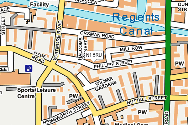 N1 5RU map - OS OpenMap – Local (Ordnance Survey) N1 5RU map - OS OpenMap – Local (Ordnance Survey)