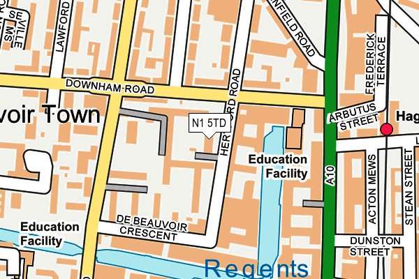 N1 5TD map - OS OpenMap – Local (Ordnance Survey) N1 5TD map - OS OpenMap – Local (Ordnance Survey)