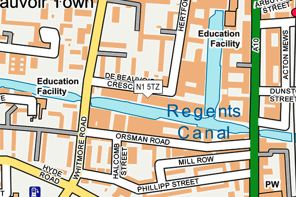 N1 5TZ map - OS OpenMap – Local (Ordnance Survey) N1 5TZ map - OS OpenMap – Local (Ordnance Survey)