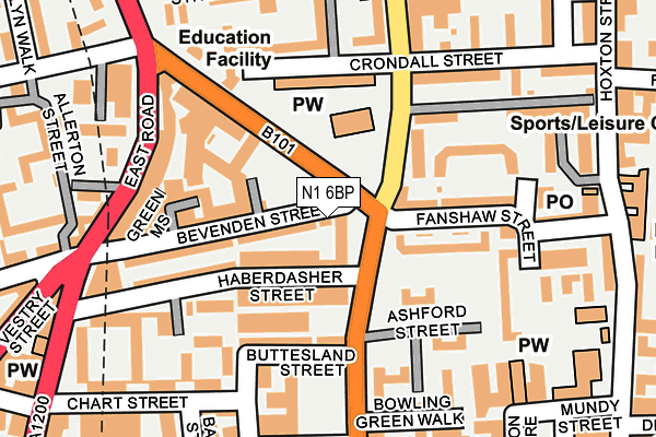 N1 6BP map - OS OpenMap – Local (Ordnance Survey) N1 6BP map - OS OpenMap – Local (Ordnance Survey)