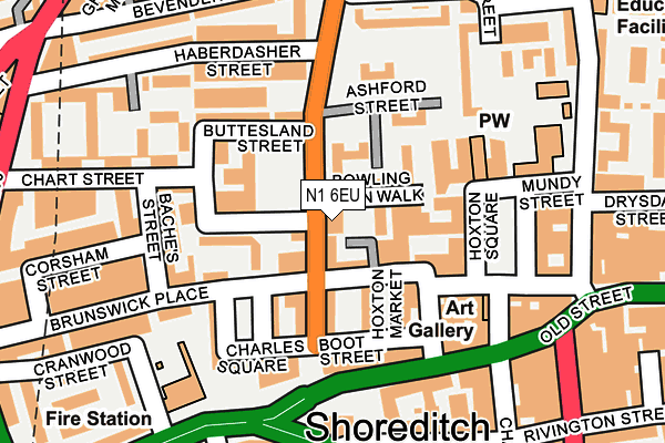 N1 6EU map - OS OpenMap – Local (Ordnance Survey) N1 6EU map - OS OpenMap – Local (Ordnance Survey)