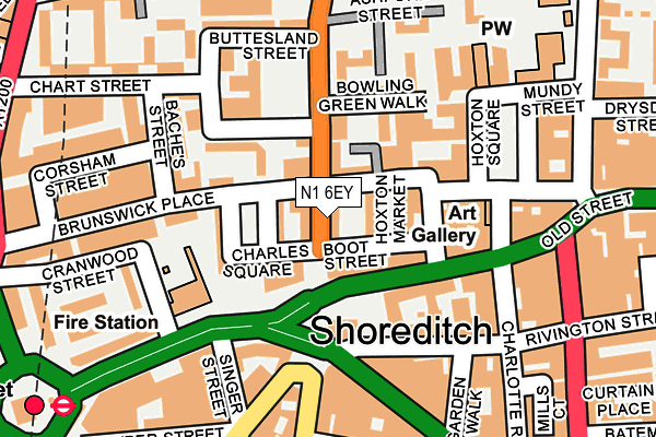 N1 6EY map - OS OpenMap – Local (Ordnance Survey) N1 6EY map - OS OpenMap – Local (Ordnance Survey)