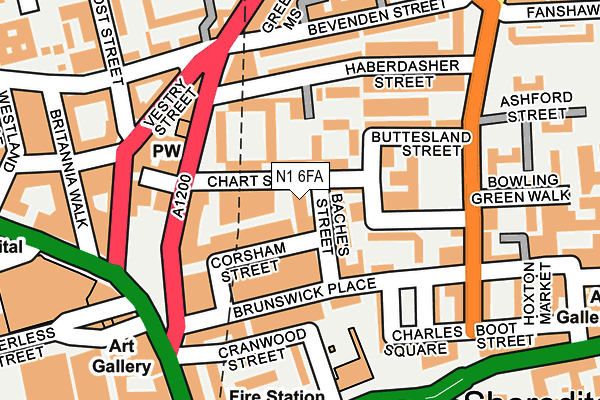 N1 6FA map - OS OpenMap – Local (Ordnance Survey) N1 6FA map - OS OpenMap – Local (Ordnance Survey)
