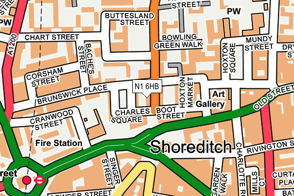 N1 6HB map - OS OpenMap – Local (Ordnance Survey)