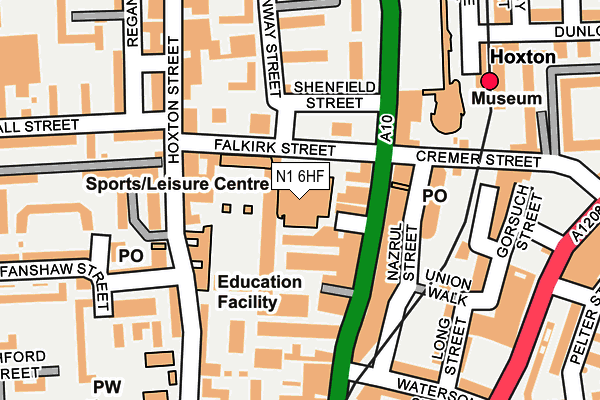 N1 6HF map - OS OpenMap – Local (Ordnance Survey) N1 6HF map - OS OpenMap – Local (Ordnance Survey)